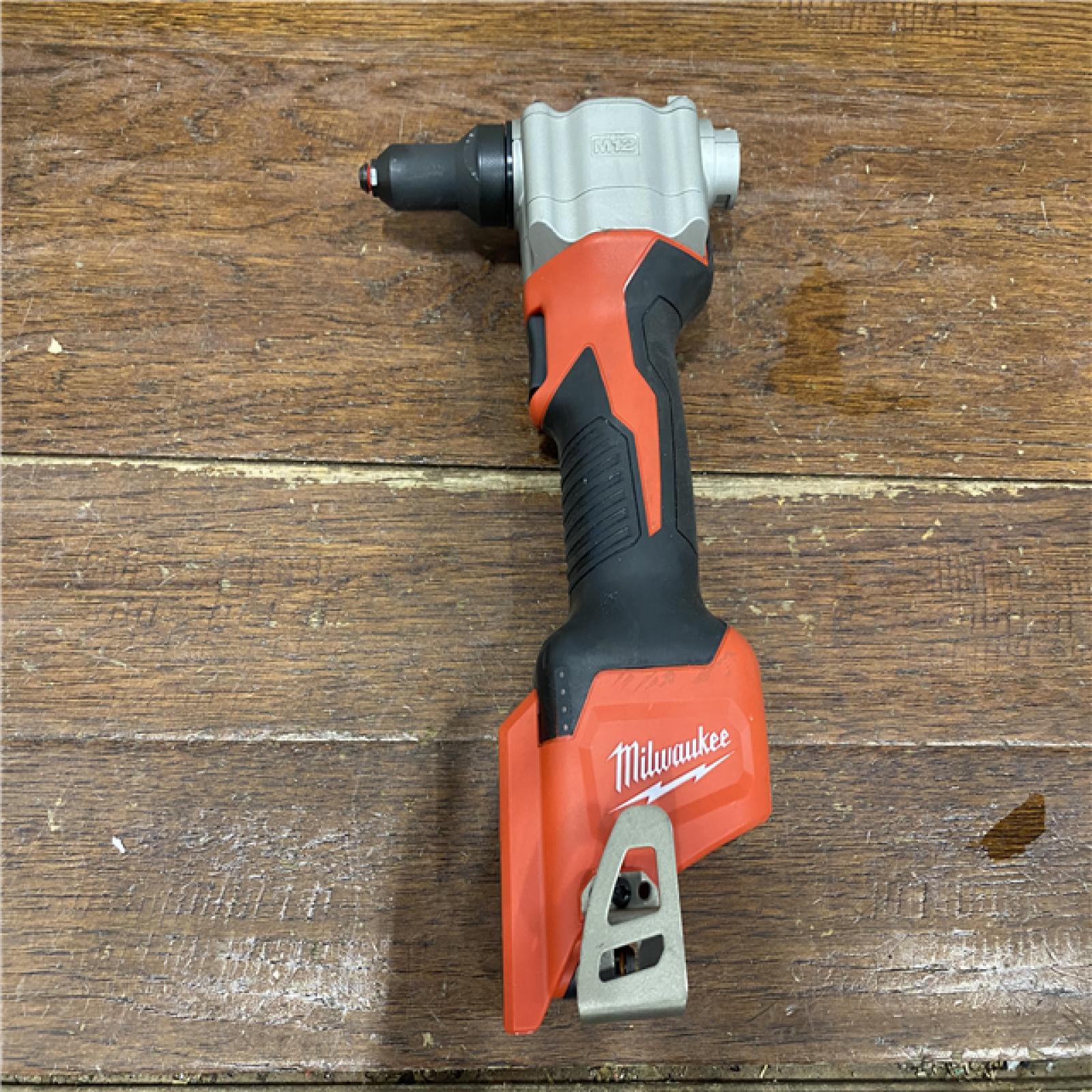 AS-IS Milwaukee M12 12-Volt Lithium-Ion Cordless Rivet Tool (Tool-Only)