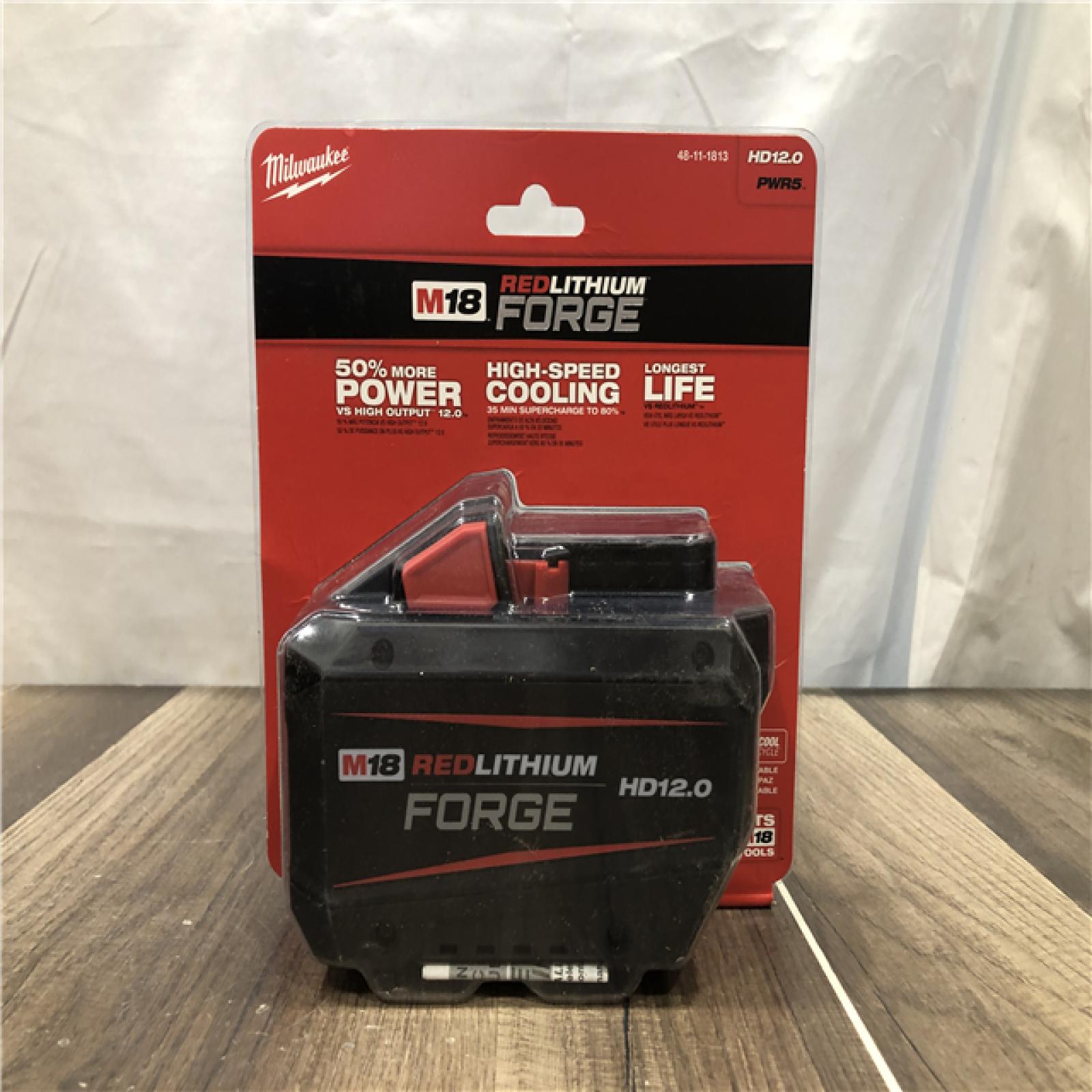 NEW- Milwaukee 18V Lithium-Ion REDLITHIUM FORGE HD 12.0 Ah Battery Pack