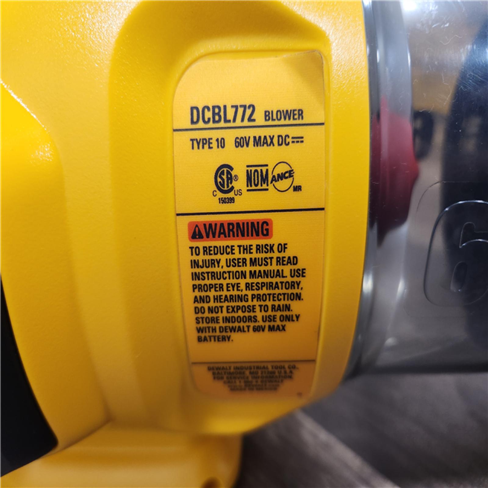 AS-IS- DEWALT 60V MAX Brushless Cordless Handheld Leaf Blower