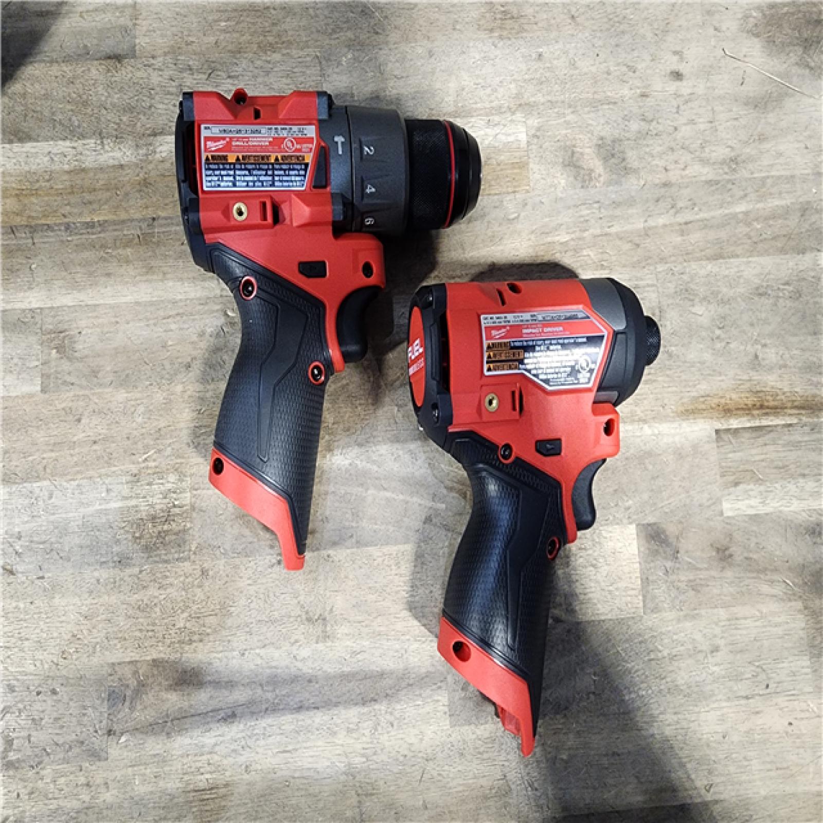 HOUSTON LOCATION - AS-IS Milwaukee 3497-22 12V Brushless Hammer Drill and Impact Driver Combo Kit