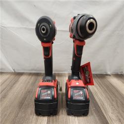 AS-IS- MILWAUKEE FUEL 18V Lithium-Ion Brushless Cordless Hammer Drill and Impact Driver Combo Kit