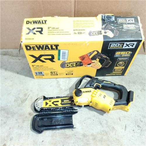 Houston location- AS-IS DEWALT 20V MAX 8 Pruning Chainsaw (Bare Tool)