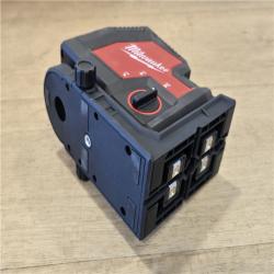 AS-IS MILWAUKEE 100 ft. REDLITHIUM Lithium-Ion USB Green Rechargeable Cross Line Laser Level (TOOL ONLY)