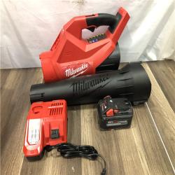 AS-IS Milwaukee  FUEL 120 MPH 500 CFM 18V Brushless Cordless Battery Powered Leaf Blower Kit