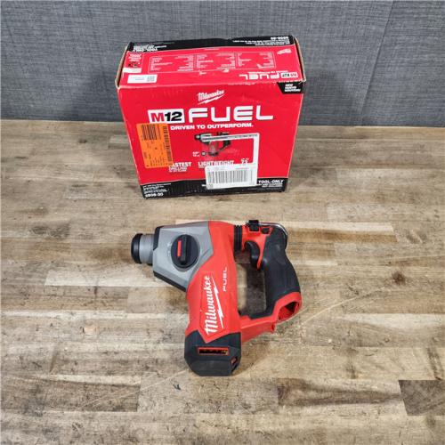 HOUSTON LOCATION - AS-IS Milwaukee M12 FUEL 5/8 SDS Plus Rotary Hammer 2508-20 (Tool-Only)