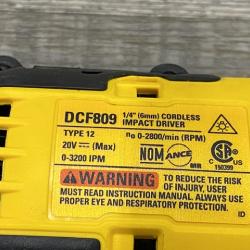 AS-IS DEWALT Atomic 20V Max Lithium-Ion Brushless Cordless Compact 1/4 in. Impact Driver Kit