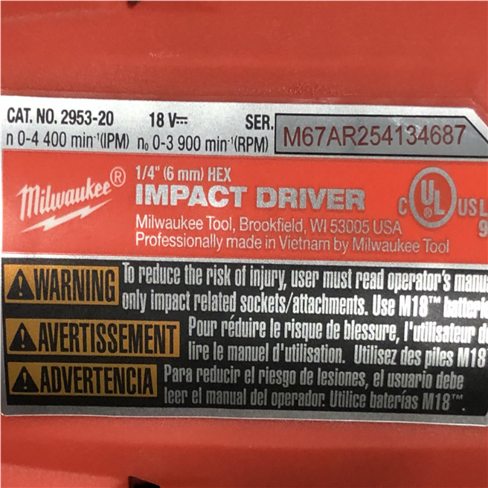 AS-IS Milwaukee FUEL 18V Lithium-Ion Brushless Cordless Hammer Drill and Impact Driver Combo Kit