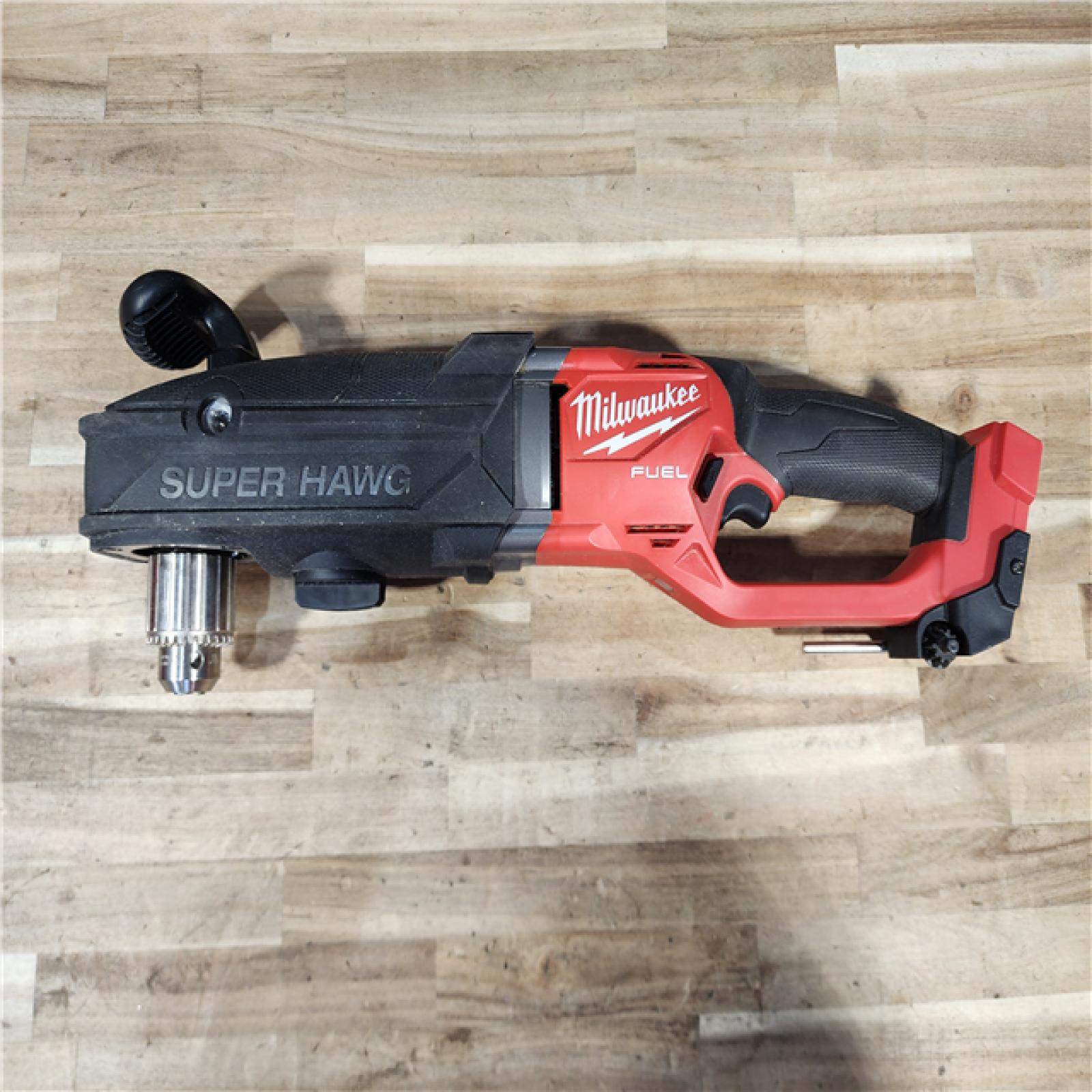 HOUSTON LOCATION - AS-IS Milwaukee FUEL 18V Lithium-Ion Brushless Cordless GEN 2 SUPER HAWG 1/2 in. Right Angle Drill (Tool-Only)