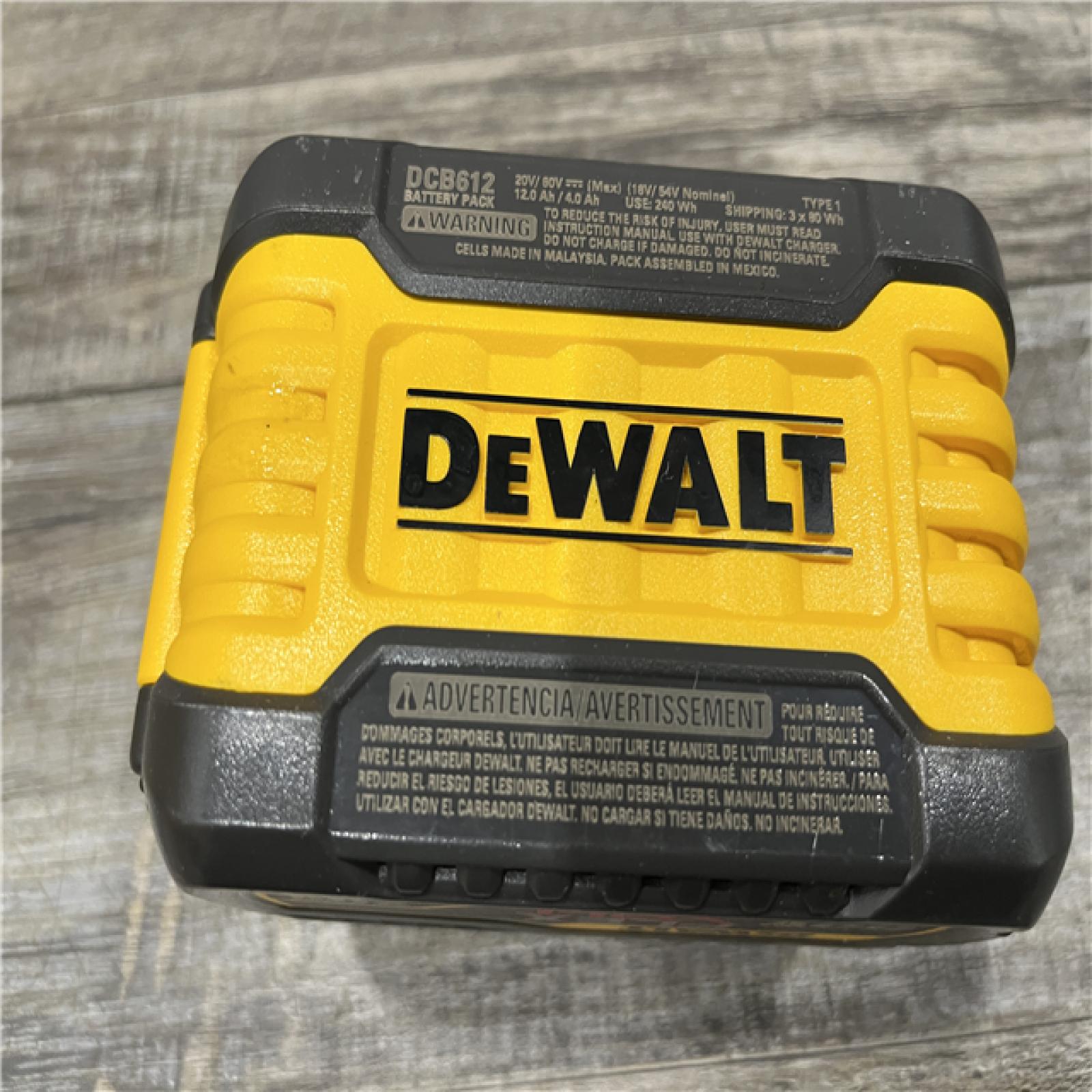 AS-IS DEWALT FLEXVOLT 20V/60V MAX Lithium-Ion 12.0Ah Battery