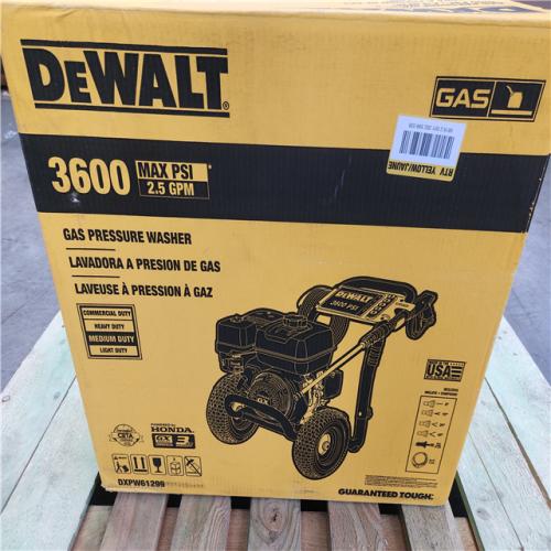 Phoenix LIKE NEW DEWALT 3600 PSI 2.5 GPM Cold Water Gas Professional Pressure Washer with HONDA GX200 Engine