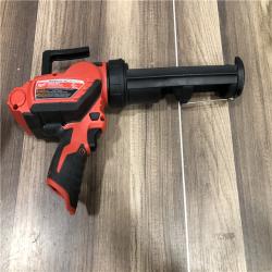 AS-IS Milwaukee 12V Lithium-Ion Cordless 10 oz. Adhesive and Caulk Gun (Tool-Only)