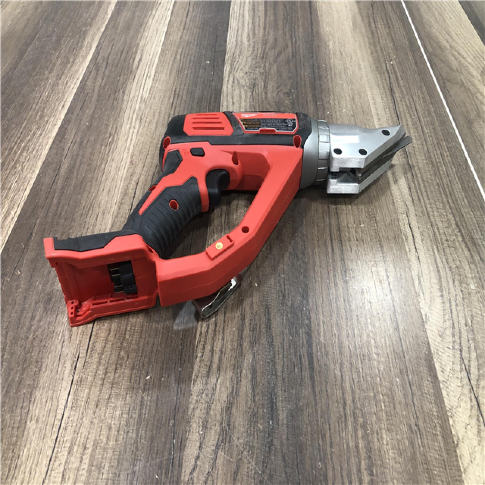 AS-IS Milwaukee 18-Volt Lithium-Ion Cordless 18-Gauge Double Cut Metal Shear (Tool-Only)