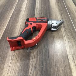 AS-IS Milwaukee 18-Volt Lithium-Ion Cordless 18-Gauge Double Cut Metal Shear (Tool-Only)