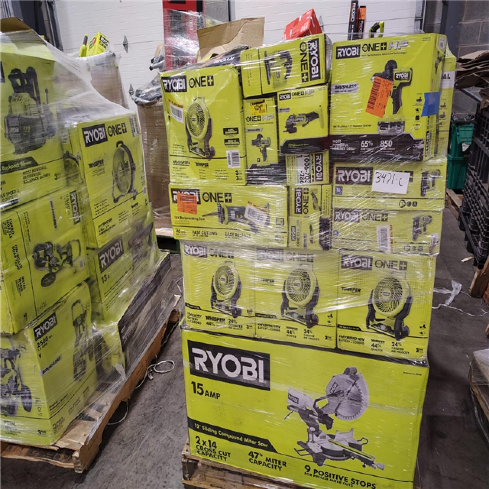 Pittston Location As-Is Power Tools Partial Truckload (7 pallets) 3471-C