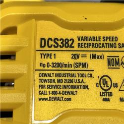 AS-IS DEWALT 20V MAX Cordless Brushless Reciprocating Saw (Tool Only)