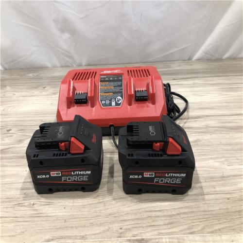 AS-IS Milwaukee M18 18-Volt Lithium-Ion REDLITHIUM FORGE Starter Kit