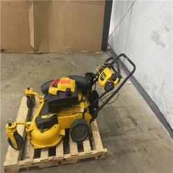 Houston Location - AS-IS Outdoor Power Equipment DEWALT LAWN MOWER 28 INCH WIDE CUT