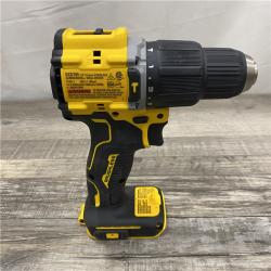 AS-IS- DEWALT ATOMIC 20V Cordless 1/2 in. Compact Hammer Drill Kit