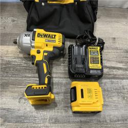 AS-IS DEWALT 20V MAX Lithium-Ion Cordless 1/2 in. Impact Wrench Kit