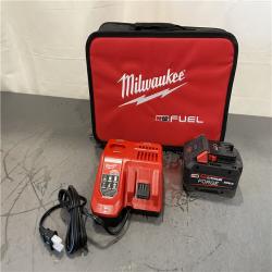 AS-IS - Milwaukee M18 18-Volt Lithium-Ion REDLITHIUM FORGE Starter Kit with 8.0Ah Battery and Rapid Charger