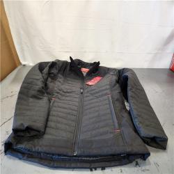 AS-IS- Women's Small M12 12-Volt Lithium-Ion Cordless AXIS Black Heated Quilted Jacket Kit with (1) 3.0 Ah Battery and Charger
