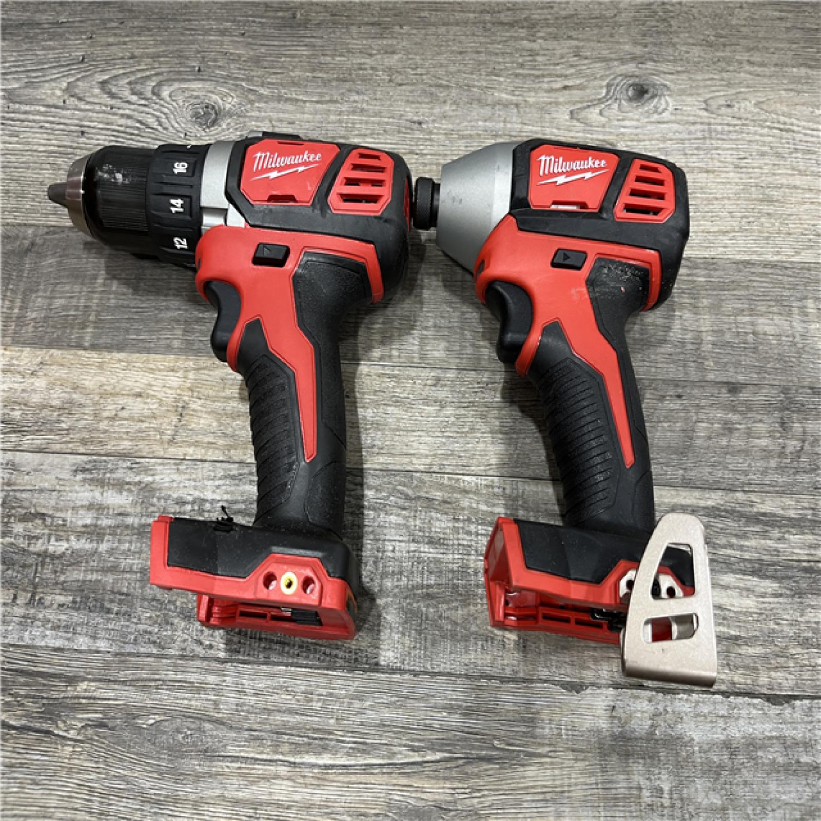 AS-IS Milwaukee 18V Lithium-Ion Cordless Drill Driver/Impact Driver Combo Kit