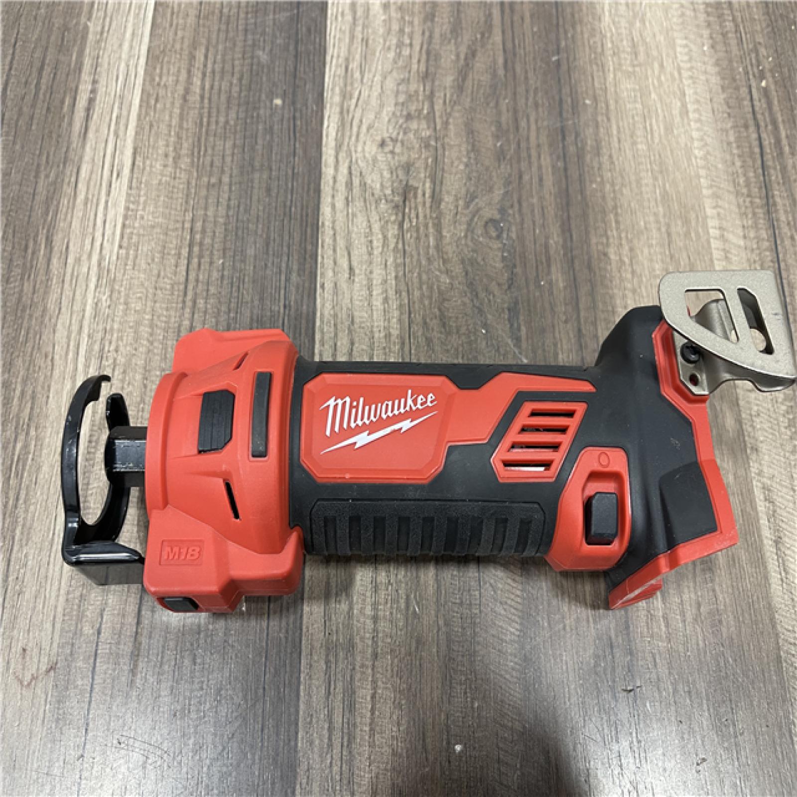 AS-IS Milwaukee M18 18V Lithium-Ion Cordless Drywall Cut Out Rotary Tool (Tool-Only)
