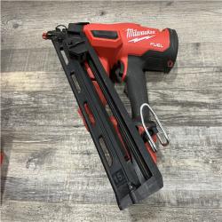 AS-IS Milwaukee FUEL 18V Lithium-Ion Brushless Cordless Gen II 15-Gauge Angled Nailer (Tool-Only)