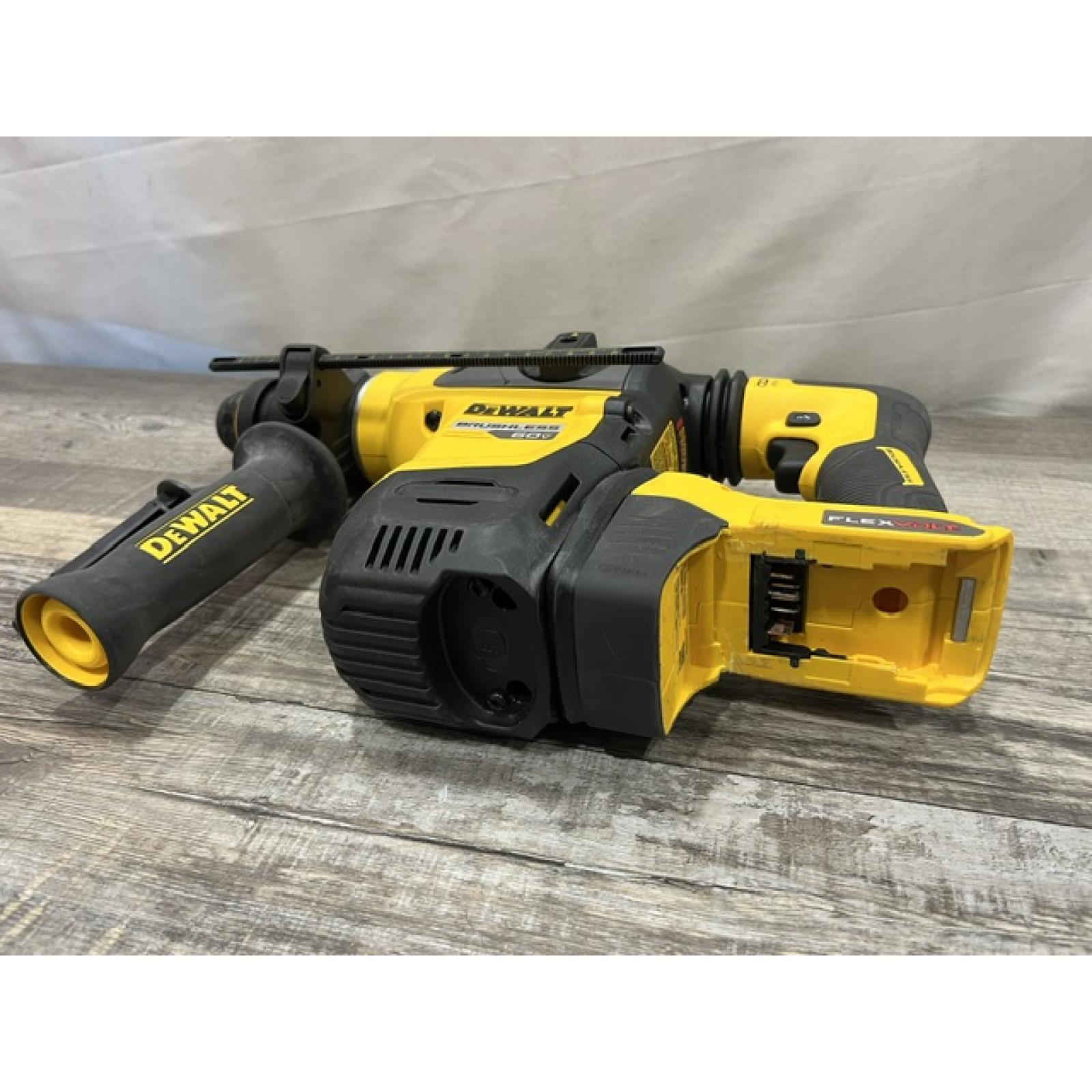 AS-IS DEWALT FLEXVOLT 60V MAX Cordless 1-1/4 in. SDS Plus Rotary Hammer (Tool Only)