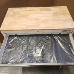 Phoenix Husky Modular Tool Storage 52 in. W White Mobile Workbench Cabinet