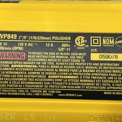 NEW - DEWALT 12 Amp 7 in./9 in. Variable Speed Polisher