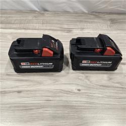 AS-IS Milwaukee 18-Volt Lithium-Ion High Output Starter Kit with Two 6.0 Ah Battery and Charger