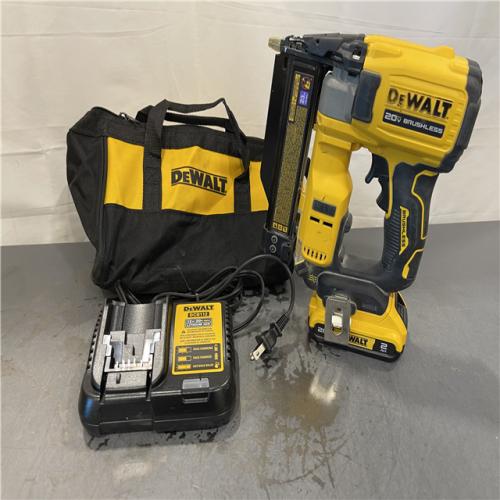 AS-IS - DEWALT ATOMIC 20V MAX Lithium Ion Cordless 23 Gauge Pin Nailer Kit