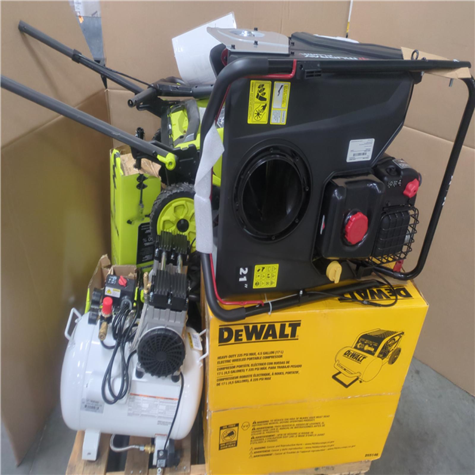 CALIFORNIA AS-IS OUTDOOR POWER EQUIPMENT