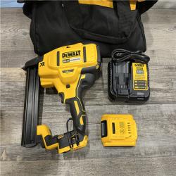 AS-IS DEWALT 20V MAX XR Lithium-Ion Cordless 18-Gauge Narrow Crown Stapler Kit