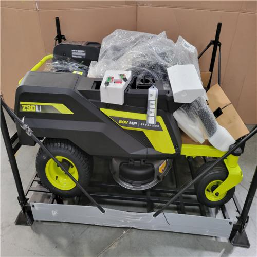 CALIFORNIA NEW RYOBI RIDING MOWER