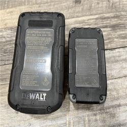 AS-IS DEWALT 20V MAX XR POWERSTACK Lithium-Ion Battery Starter Kit with 5.0Ah and 1.7Ah Batteries and Charger