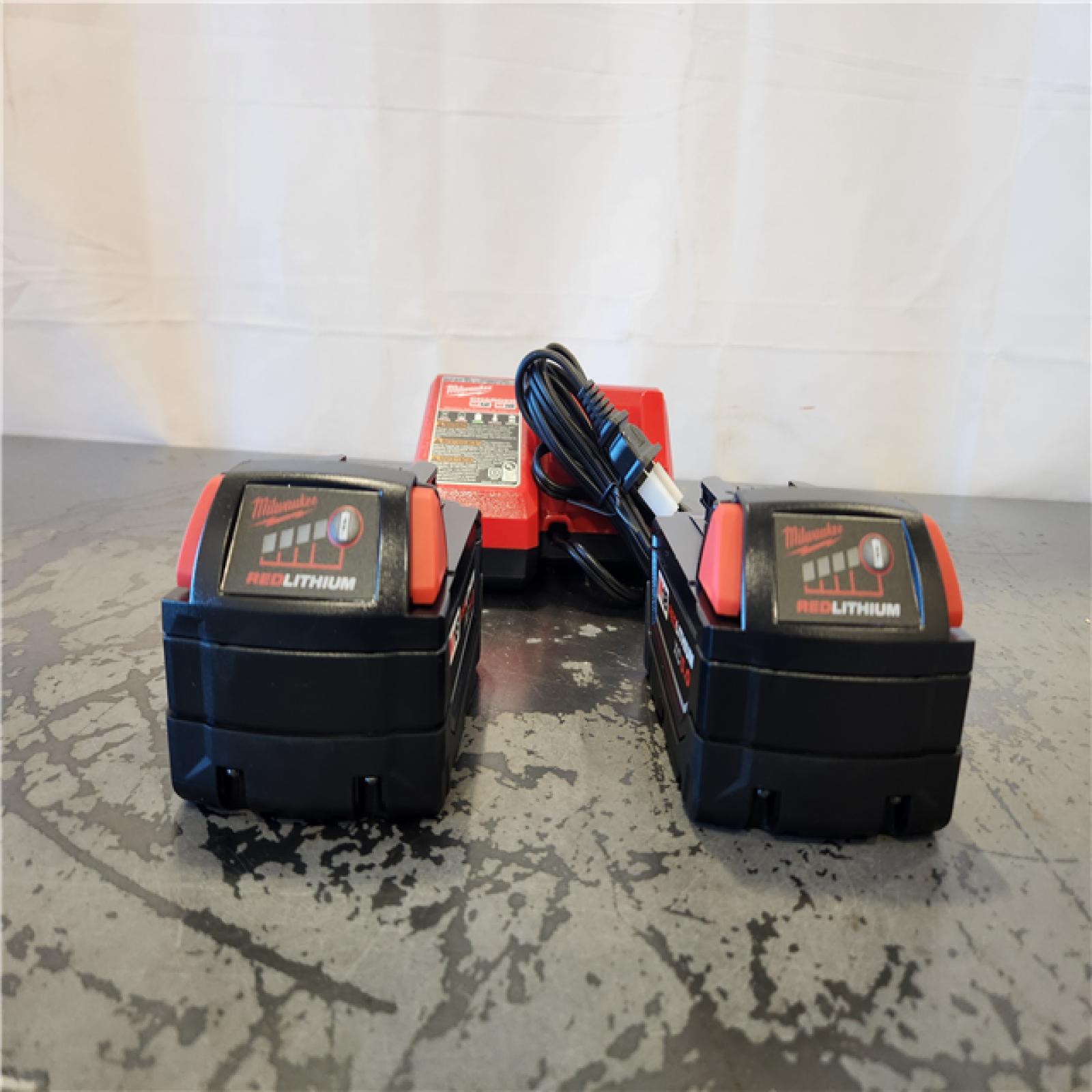 AS-IS- Milwaukee 18-Volt Lithium-Ion XC Starter Kit
