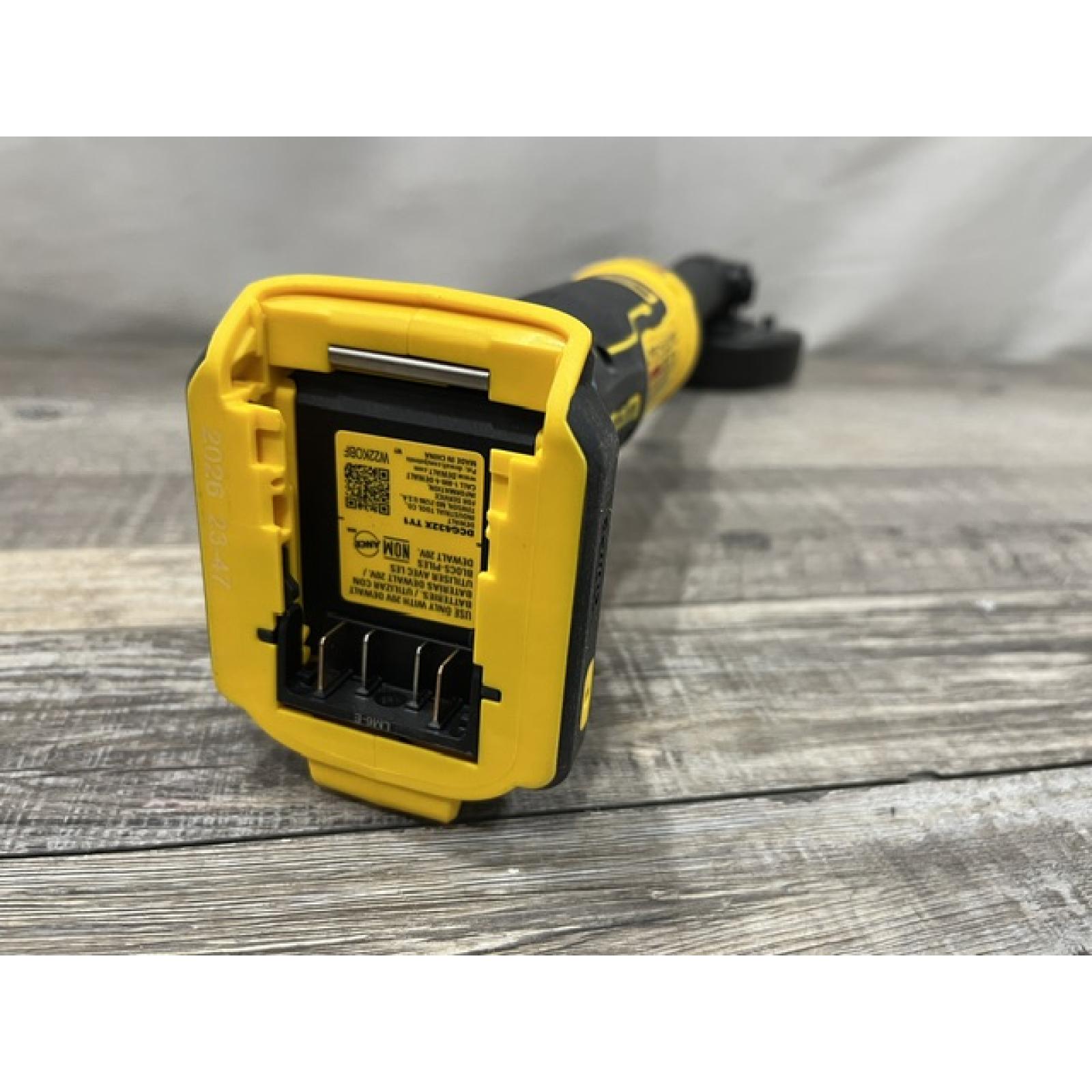 AS-IS DEWALT ATOMIC 20V MAX Cordless Brushless 4 in. Extended Cut-Off Tool (Tool Only)