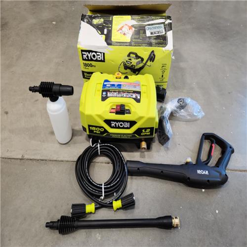 AS-IS RYOBI 1800 PSI 1.2 GPM Cold Water Corded Electric Pressure Washer