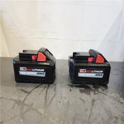 AS-IS- Milwaukee 48-11-1862 M18 REDLITHIUM HIGH OUTPUT 6.0Ah Battery Pack (2-Pack) New