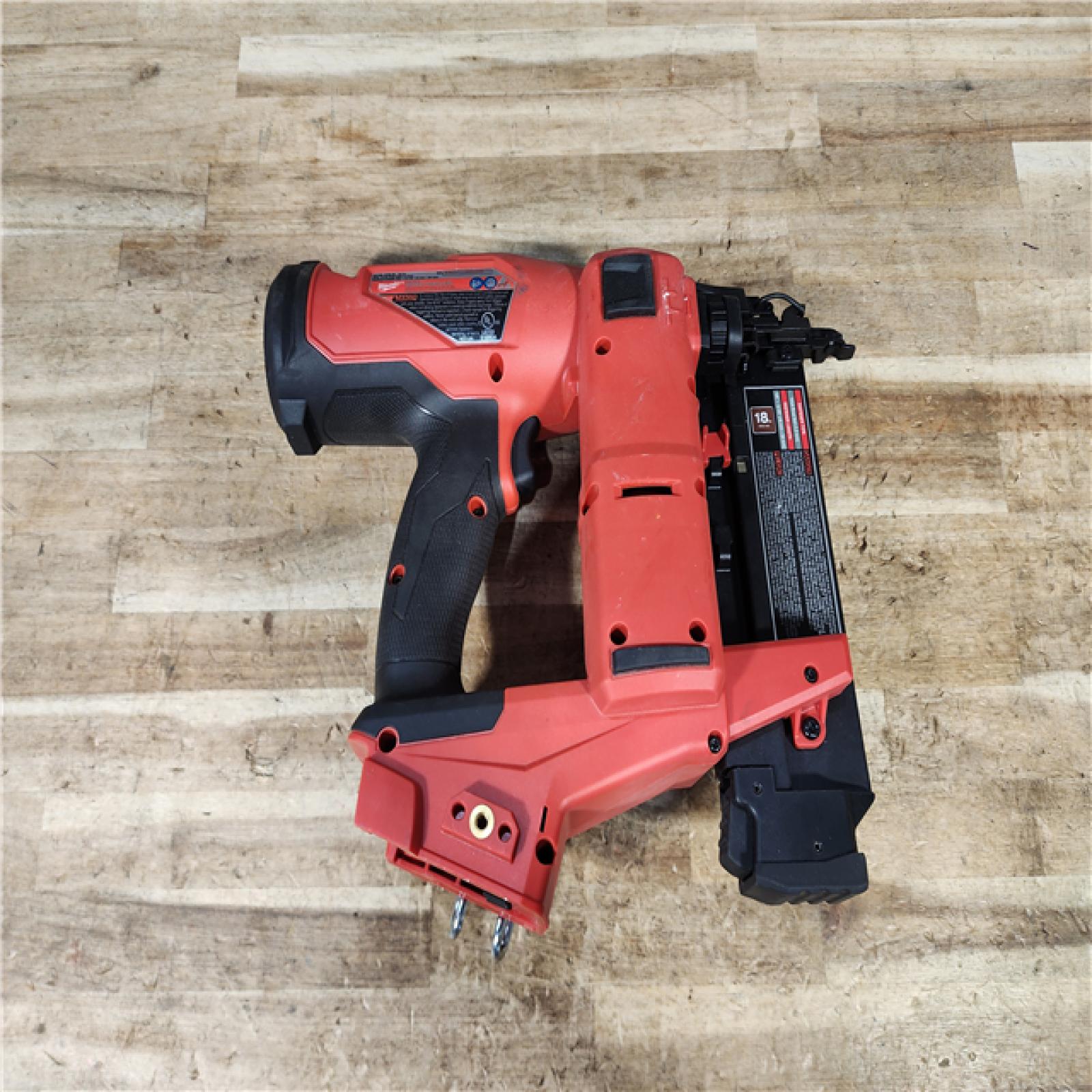 HOUSTON LOCATION - AS - IS Milwaukee FUEL 18-Volt Lithium-Ion Brushless Cordless Gen II 18-Gauge Brad Nailer (Tool-Only)