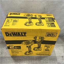 NEW - DEWALT 20V MAX Brushless 1/2 in. Drill Driver & 1/4 in. Impact Driver Kit