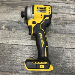 AS-IS DEWALT Atomic 20V Max Lithium-Ion Brushless Cordless Compact 1/4 in. Impact Driver Kit