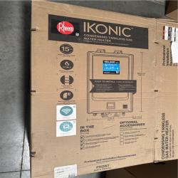 CALIFORNIA RHEEM IKONIC NG CONDENSING TANKLESS GAS WATER HEATER