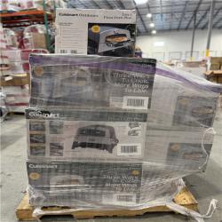 DALLAS LOCATION - AS-IS CUISINART OUTDOORS 3-In-1 Propane Tank Griddle and Grill Outdoor Pizza Oven PALLET-(9 UNITS)