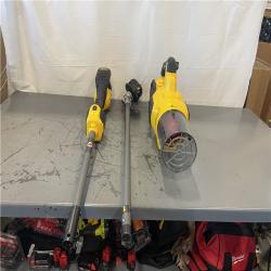 AS-IS- FLEXVOLT 60V MAX Cordless Battery Powered String Trimmer & Blower Combo Kit with (1) FLEXVOLT 3 Ah Battery & Charger