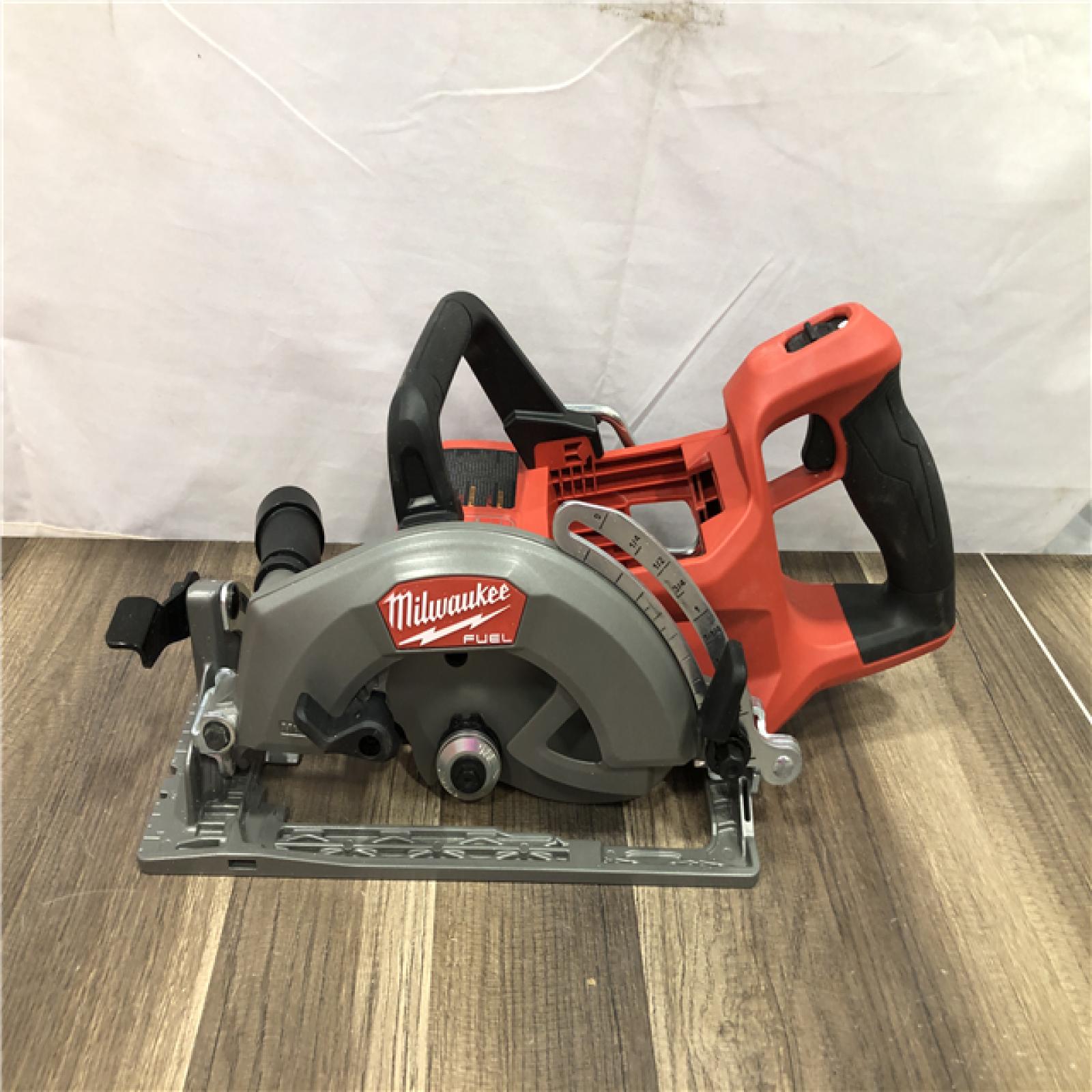 AS-IS Milwaukee FUEL 18V Lithium-Ion Cordless 7-1/4 in. Rear Handle Circular Saw (Tool-Only)
