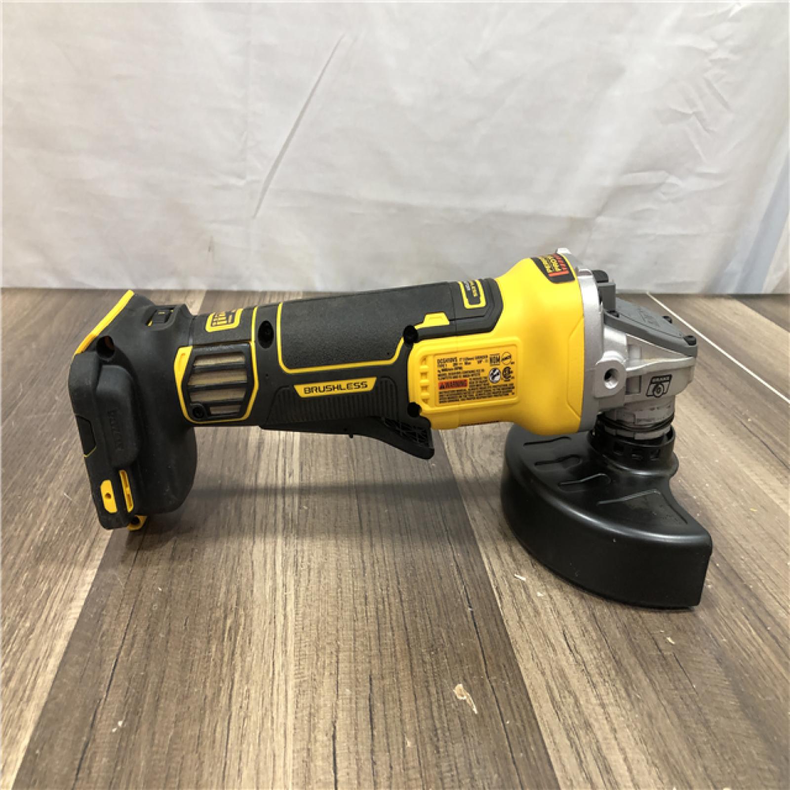 AS-IS DEWALT 20V XR Cordless 4-1/2. in. to 5 in. Variable Speed Angle Grinder (Tool Only)