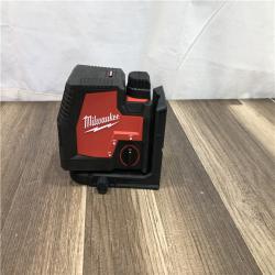 AS-IS Milwaukee 100 ft. REDLITHIUM Lithium-Ion USB Green Rechargeable Cross Line Laser Level with Charger